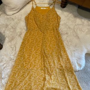 BLU PEPPER Nordstrom Long Yellow Dress, sz M
